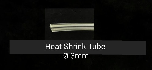 Heat Shrink Tube ø3mm 200m/roll Transparent